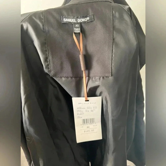 NWT  | Samuel Dong | Black Jacket With High Collar | Size XS [293] - Picture 3 of 6